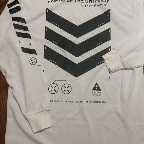 Fabric Of The Universe * Men’s Dual Fusion Premium Long Sleeve * Large * NWT - Picture 11 of 12